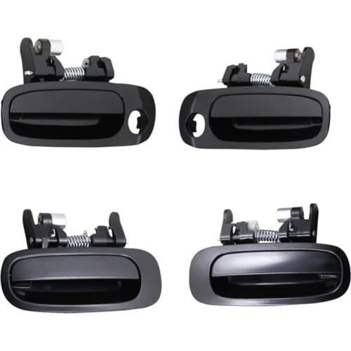 4PCS BLACK EXTERIOR door handle for FOR TOYOTA Corolla 1998 1999 2000 2001 2002