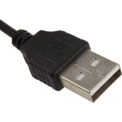 50pcs High Quality Black 0.5m USB 2.0 Male To Male M/M Extension Connector Adapter Cable Cord Wire hot new
