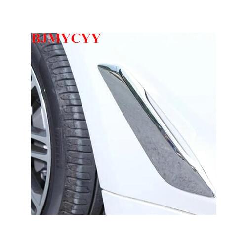 BJMYCYY 2PCS/SET ABS decorative patch on the wing of a car for BMW 5 Series 525li 528li 530li 540 2018