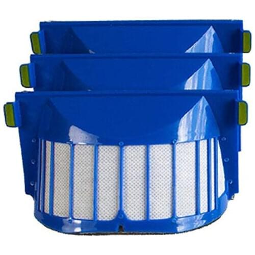 3 pieces/lot Robotic Vacuum Cleaner HEPA Filter for irobot Roomba 600 Series 536 551 552 564 595 620 630 650 655 56708 filter