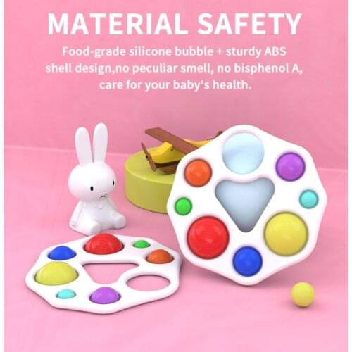 Simple Dimple Fidget Toy Game For Adult Kids Push Bubble Fidget Sensory Toy Autism Special Needs Stress Relief Toy Gift
