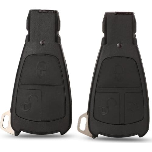 Jingyuqin For Mercedes S Class smart fab uncut key remote FOB Case Shell 2B/3B with insert key