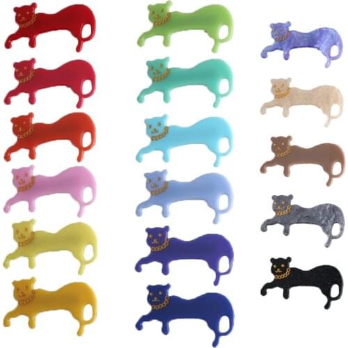 Mi Dairy Brand new arrival animal alligator clips seventeen colors leopard hairpin Small delicate and lovely headwear