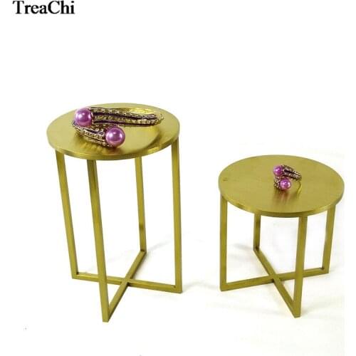 Promotion Stainless Steel Jewelry Display Rack Store Window Jewelry Organizer Holder Shelf Bracelet Glasses Bonsai Display Stand