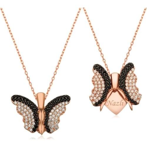 Is Butterfly Silver Necklace