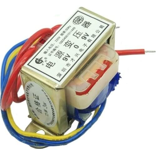 EI41-3W power transformer DB-3W/VA 220V to double 9V 9V*2 9V-0-9V0.16A 160mA