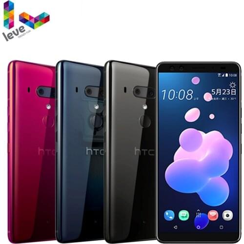 HTC U12+ Dual SIM Unlocked Mobile Phone 6GB RAM 64GB&128GB ROM Octa Core 6.0" 16MP NFC 4G LTE Original Android Smartphone