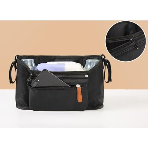 Baby Stroller Bag with Separate Pocket Diaper Bag Waterproof Mommy Travel Bag Maternity Organizer Bag