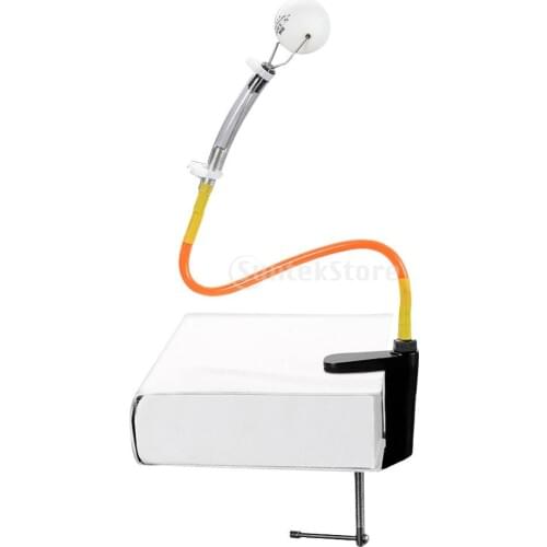 Fixed Clamp Base Table Tennis Training Aid Trainer Robot Machine for Stroking Practice - Flexible and Rapid