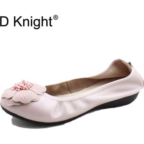 Women Ballet Flats Spring Autumn Women Shoes Plus Big Size Women Sneakers Female Casual Shoes Flower Round Toe Loafers Woman Red