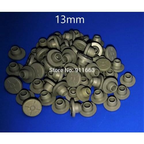 13mm, 200pcs! Many colors,Silicone Rubber stoppers,Butyl rubber stopper medical rubber with frosting surface for injection vial