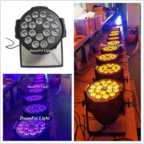 16 unites High Quality Weding Party Decor Stage wash led par 18x12w rgbwa uv 6in1 par led dj led par