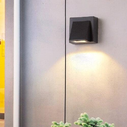 3W / 5W Waterproof LED Wall Light Outdoor IP65 Modern balcony aisle Wall Corner light Garden Fence Front Door Porch Lamp