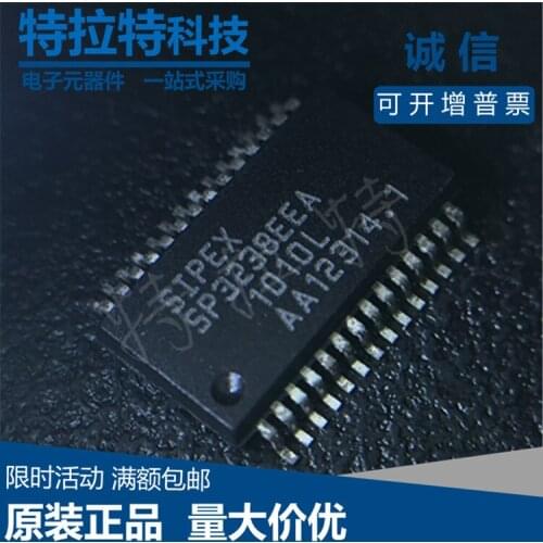 5pcs/lot SP3238 SP3238EEA SP3238ECA SSOP28 RS-232 In Stock