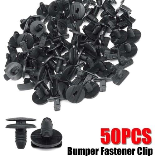 50Pcs Car Auto Interior Clip Fastener Push Type Rivet Retainer Bumper Fender Fixed Clamp For Citroen/Peugeot For Picasso Sega