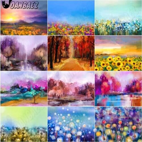 Abstract Landscape Forest Sunshine Diamond Painting 5Ddiy Wall Art Cross Stitch Mosaic Patch Diamond Embroidery Home Decoration