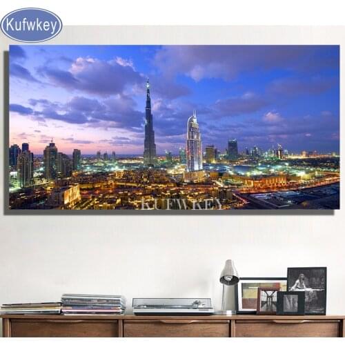 5d Mosaic Rhinestone diy diamond painting Cross-Stitch Diamond Embroidery New York Landscape Flourishing City,wedding decoration