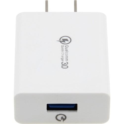 Quick Charge QC 3.0 USB Charger US Wall Mobile Phone Chargers Adapter 5V 2A Universal Fast Charging for iPhone Huawei Samsung