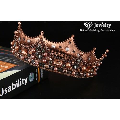 CC Hair Crown Tiaras and Crowns Hairband Headband Wedding Accessories for Women Bride Hairwear Party Jewelry Charms Gift HG753