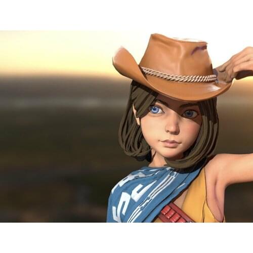 GK WF2019 Summer COWGIRL LIV (Cowgirl Live) White Imitation