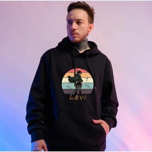 2020 Hot Japanese Anime Printed Hoodies Attack on Titan Men Women Harajuku Cotton Sweatshirt Fashion Hip Hop Streetwear Pullover