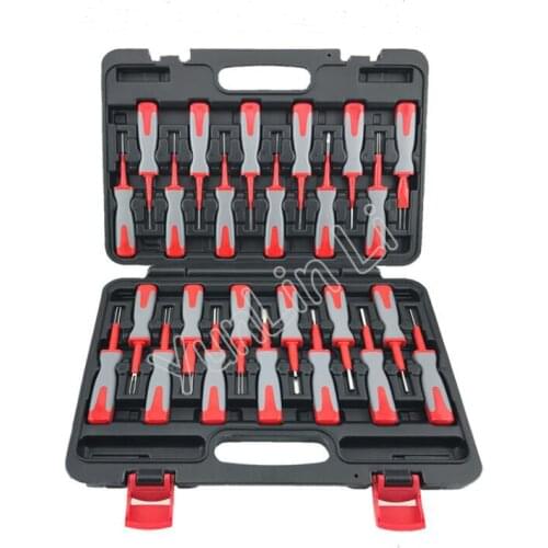 25pcs/set Car Terminal Disassembly Tool Car Wire Harness And Audio Navigation System Maintenance Disassembly Tool