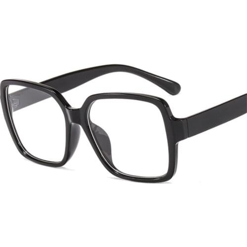Square Oversized Glasses Frame Women Classic Vintage Eyeglasses Frame Men Optical Computer Glasses Transparent Glasses Frames