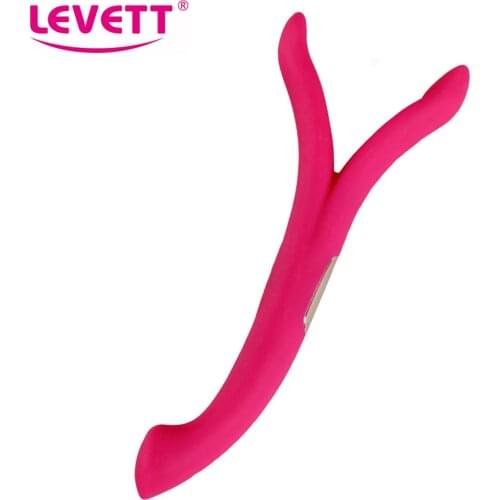 LEVETT Y Shape Dildo Vibrators Sex Toy for Couples Women G Spot Clitoris Stimulate Adult Erotic Masturbator vibromasseur femme