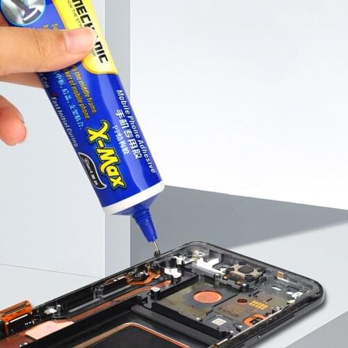 MECHANIC X-Max PP Structural Adhesive 50ml Transparent/Black For Mobile Phone Middle Frame Back Cover Stents Glass Plastic Such