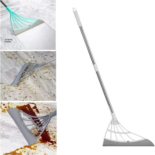 Multifunction Scraping Broom Floor Squeegee Bathroom Living Room Kitchen Scraping Sweeper Vacuum Cleaner Broom Without Cable