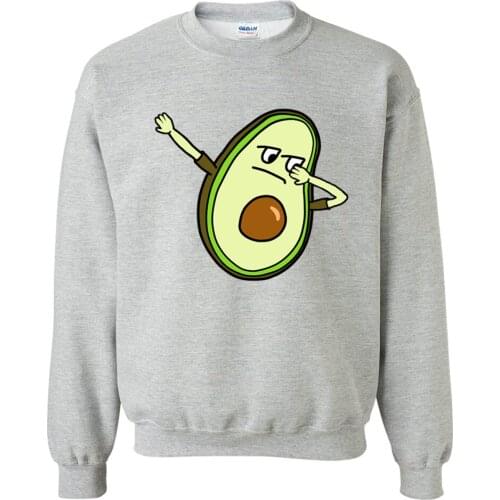 New Funny Fruit AVOCADO Mens Sweatshirt Fashion Cotton Men Hoodies Cool Printed Sweatshirts Men Clothing