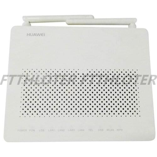 New HG8546M GPON ONT ONU Modem , 1GE 3FE USB 2.4hz 5hz WIFI , With 2 Antennas Terminal Wireless Interface English Firmware