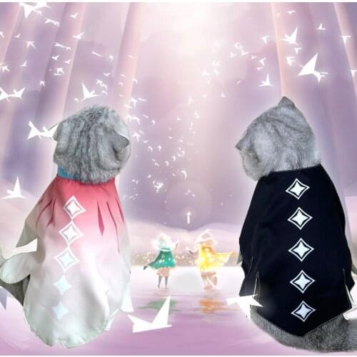 Pet Clothes Game Sky Children of Light Cosplay Costume Cat Suit Sky: Light Awaits Jumpsuit Dog Cosplay Outfits Party Suit