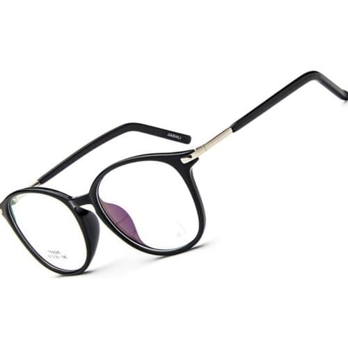 Optical Custom made optical prescription myopia glasses Super light large TR90 glasses frame black or Photochrmic -1 to -6