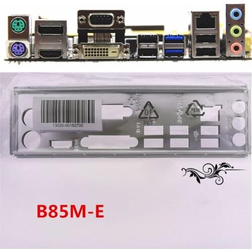 Original For Asus B85M-E, Q87M-E I/O Shield Back Plate BackPlate Blende Bracket