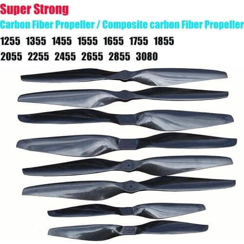 CW CCW Carbon Fiber Propellers Props 1255 1355 1455 1555 1655 1755 1855 2055 2255 2455 2655 2855 RC Drone Quadcopter Propeller