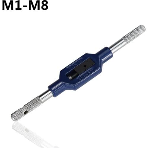 Adjustable Tap Wrench M1-M8 Thread Tap Drill Wrench Hand Threading Tools