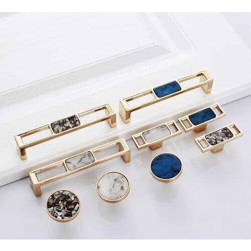 Luxury Zinc Alloy Cabinet Handles Modern Simple Style Home Kitchen Cupboard Drawer Knobs Furniture Handle Door Hardware