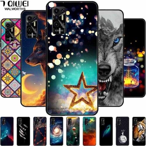 Silicone Cover For Tecno Pova 2 Case Painted Soft TPU Protective Cases for Tecno Pova 2 Coque Pova2 Animal Hoesje 6.9 inch New
