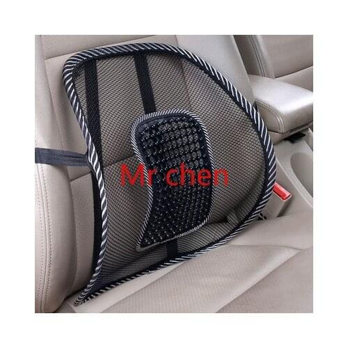 Universal Car Back Massage Chair Seat Back Support Lumbar Support Car Seat Cushion Mesh Home Office Chair Back Supports