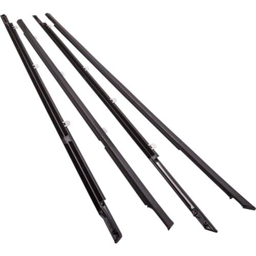 4Pcs Outside Window Moulding Weatherstrip Seal Belt For Honda Accord 2008-2012