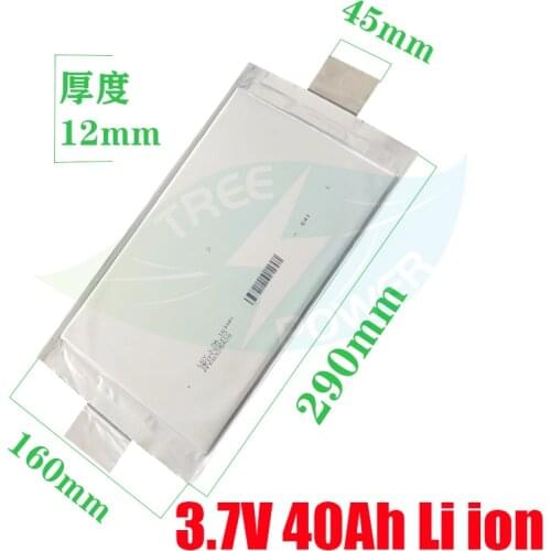 High Energy Polymer Battery Cell Use For Golf Cart 3.7v 40Ah 41Ah