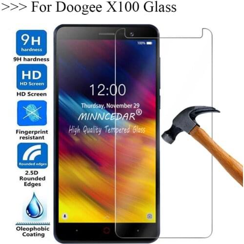 For DOOGEE X100 2019 Glass Screen Protector 9H Scratch proof Protective Tempered Glass For Doogee X 100 Phone Front Film