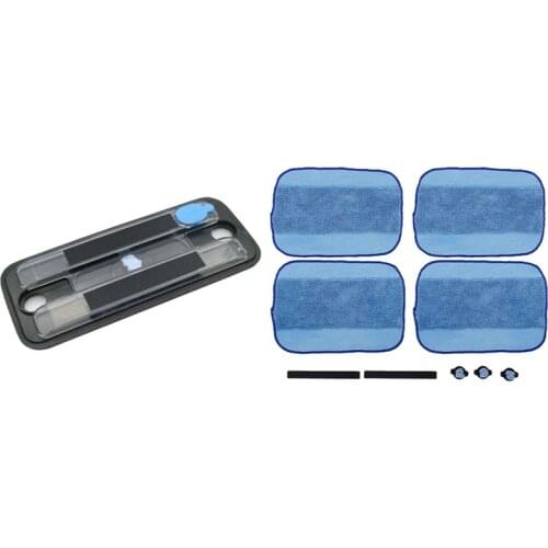 1 Pcs for IRobot Pro-Clean Reservoir Pad & 1 Set Robot Wheel Tire Mop Cloth Water Cap Replacment