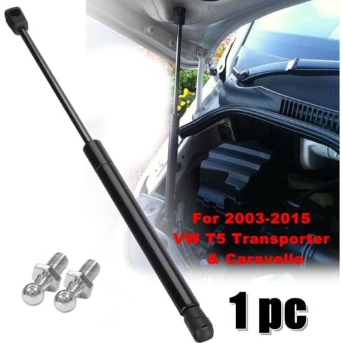 1Pc Front Bonnet Hood Support Gas Spring Strut Struts Bars Support Rod Arm 7E0823359 For VW T5 Transporter & Caravelle 2003-2015