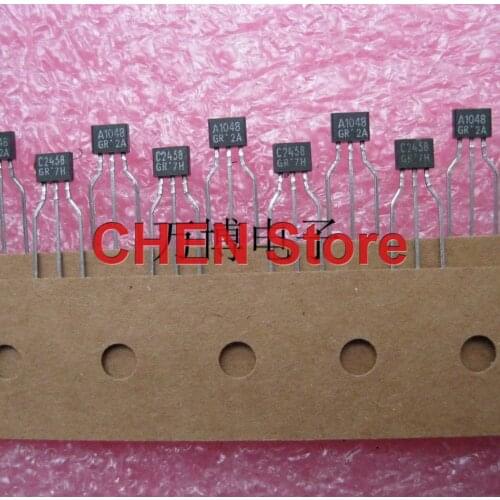 10pair TOSHIBA 2SA1048 2SC2458 TO92-S Transistor A1048 C2458 Audio Power Amplifier A1048-GR C2458-GR Audio pair tube