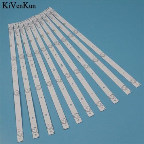 10PCS TV Lamp Kits LED Backlight Strips For ROWA 49AX3000 LED Bars Bands JS-D-JP4910-041EC(60517) Rulers Tapes E49DU1000 Matrix