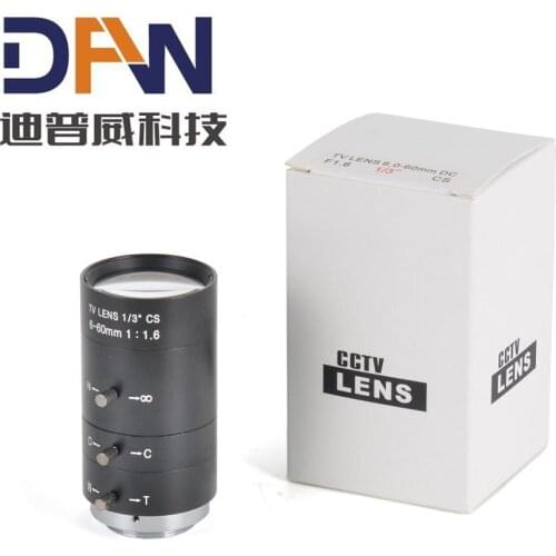 6-60mm 1/3" Industrial Camera Manual IRIS Zoom Focus Lens CS Mount CCTV Lens