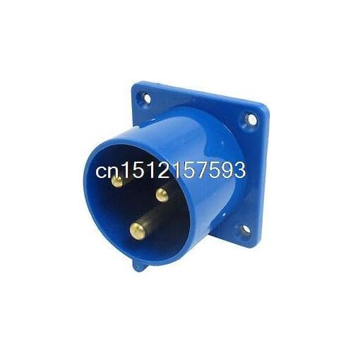 AC 220-250V 32A 2P+E IEC309-2 Industrial Plug w Washer