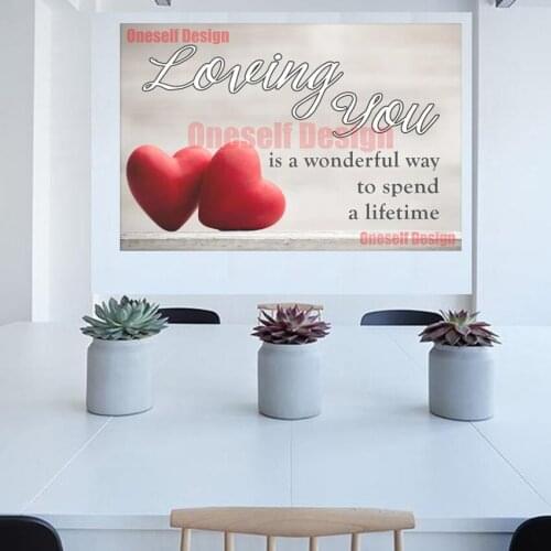 5d diamond embroidery full set home 5d diamond painting full square lover heart diy diamond mosaic sale livingroom wall sticker